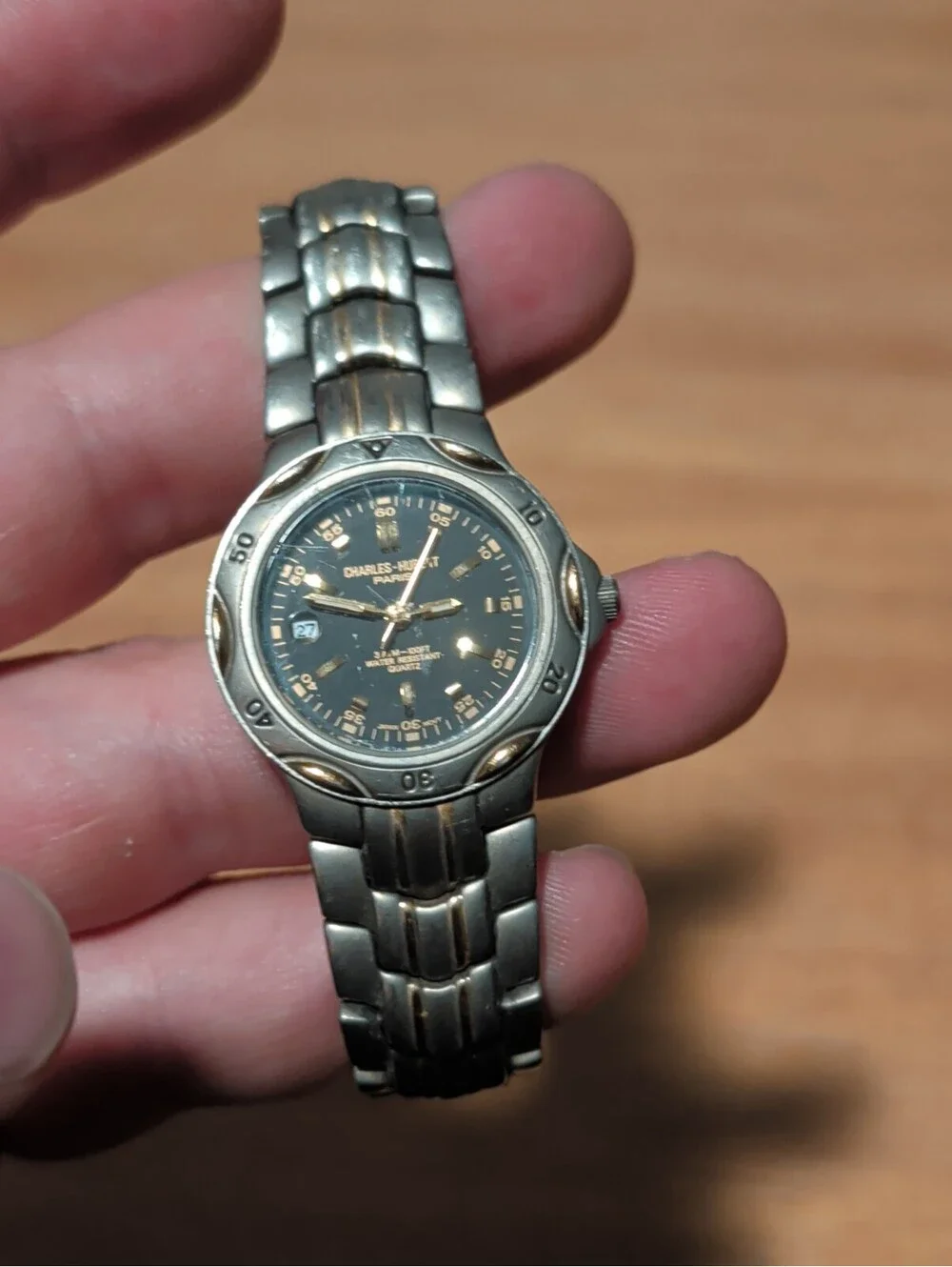 Charles-hubert Paris 6654J ALL TITANIUM Ladies Watch Read